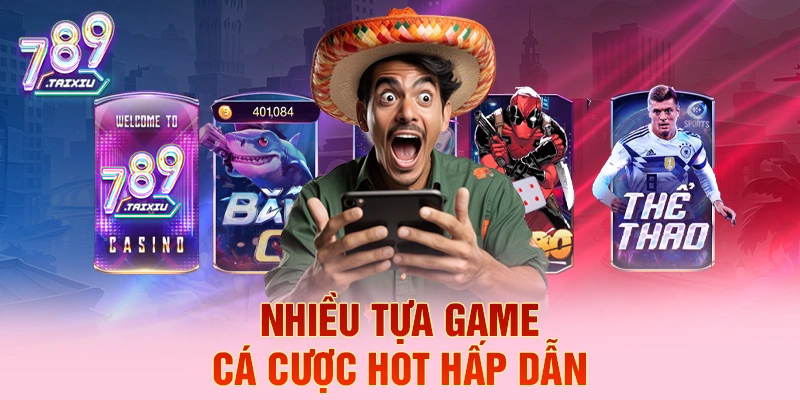Đa dạng game cá cược tại sin88